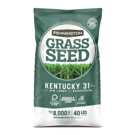 Pennington Kentucky 31 Tall Fescue Grass Seed, for Sun to Partial Shade, 40 lb.