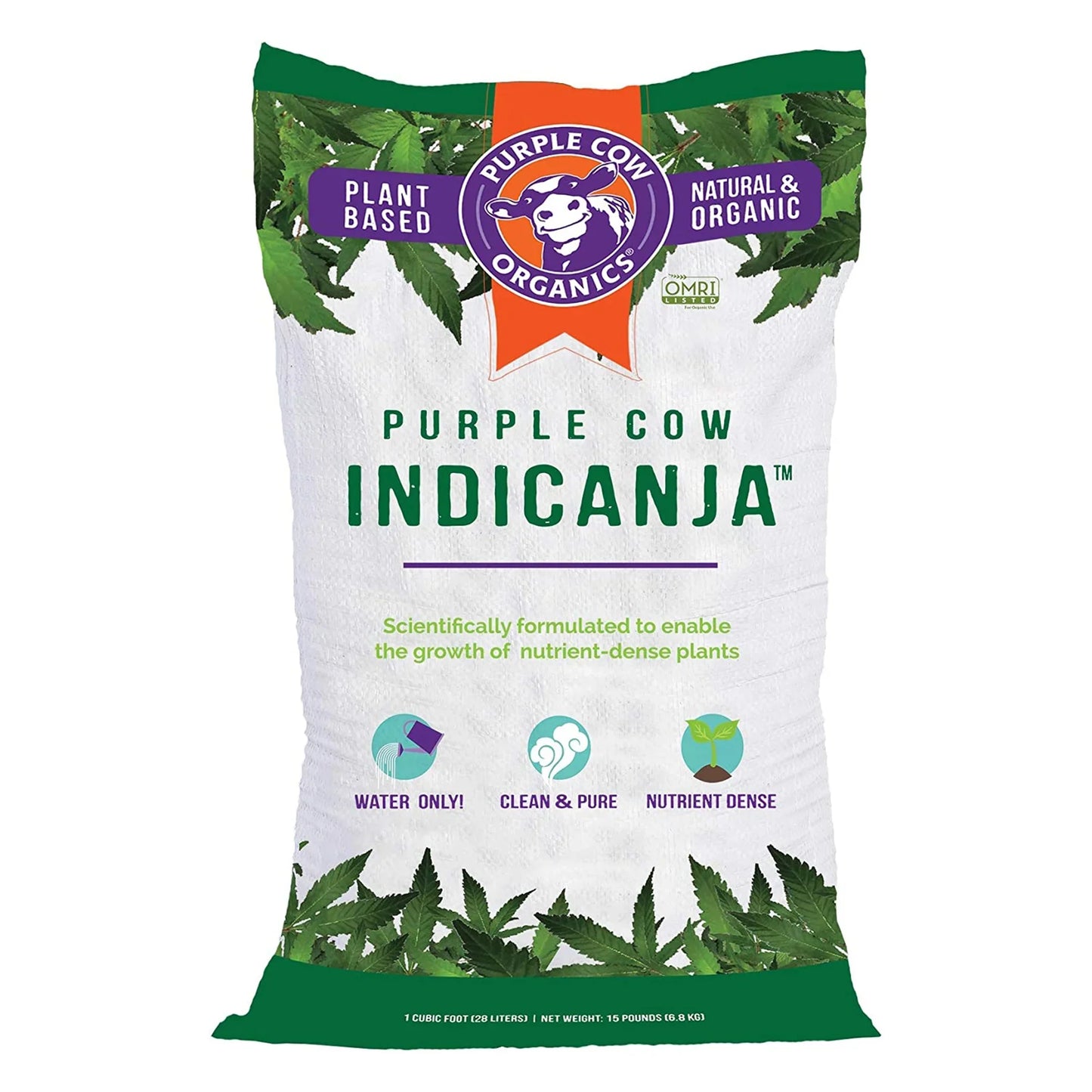 Purple Cow Organics IndiCanja Naturally Organic Indoor Plant Based Compost Soil